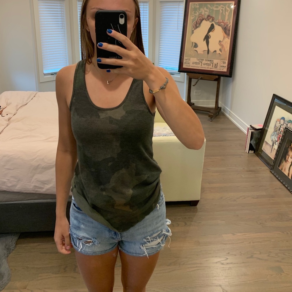 Camo tank top